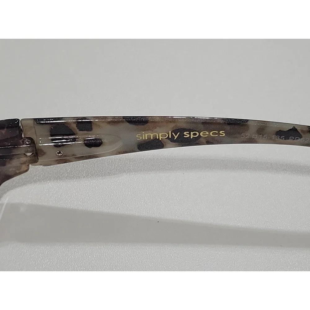 Simply Specs Foster Grant Women's Reading Glasses +2.75 Syriah Snake Print New